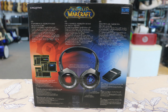 Sound Blaster World of Warcraft Wired USB Headset (#28092) in Speakers, Headsets & Mics in City of Halifax - Image 3