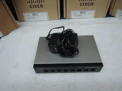 Cisco SG100D-08 8-Port Gigabyte Ethernet Network Switch Desktop., View more