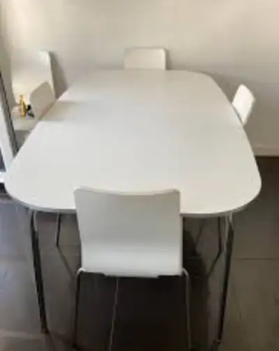 Dining Table  and  Ikea chairs 6, View more
