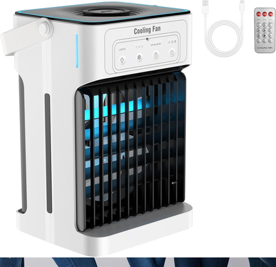 BRAND NEW Portable Air Conditioner, Dual Motor & Fan Blades, View more