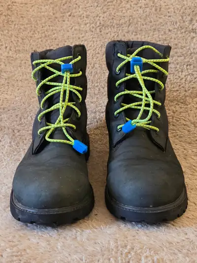 Timberland Kids 6" Puffer Winter Boots, US 7, Black, View more