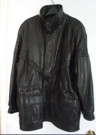Manteau de cuir pour homme, View more