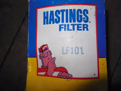 For Sale: Vintage Hastings NOS Cartridge Type Oil Filter LF101 Great graphics on the original box Wo...