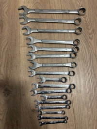 17 piece Wrench Set 6mm to 24mm