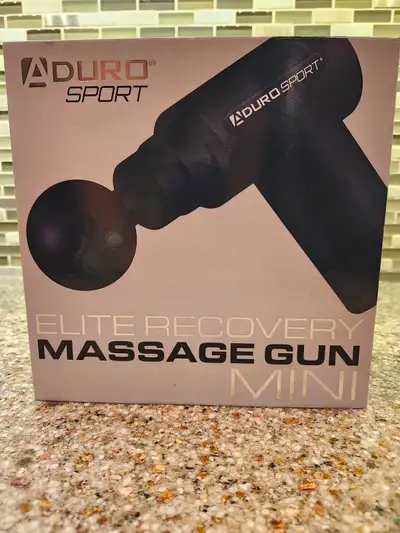 Brand New in Box, never opened. Aduro Sport Elite Recovery Massage Gun Mini with 4 interchangeable m...