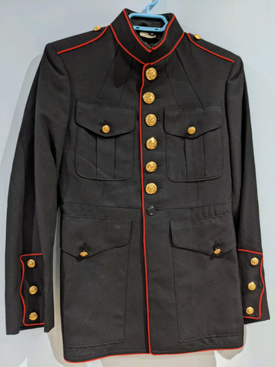 US Marine USMC Dark Blue Uniform Blazer Jacket Coat XS 37, View more