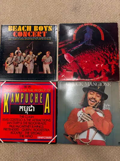 Records Beach Boys concerts + 5$ each, View more