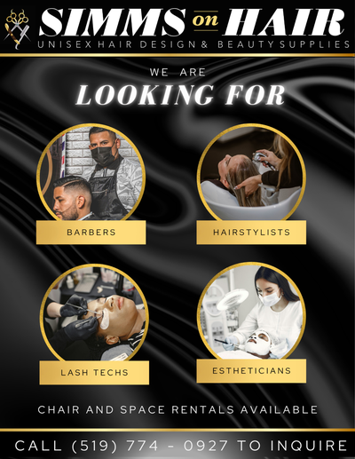 BARBERS, HAIRSTYLISTS, ESTHETICIANS AND  LASH TECHS WANTED, View more