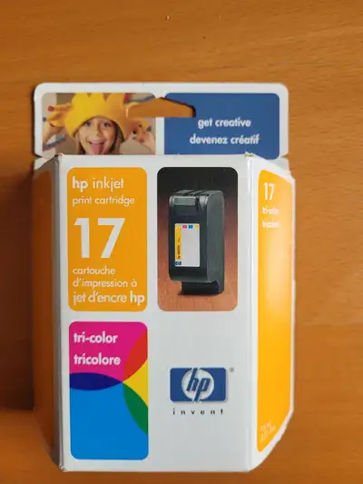 Original (sealed) HP Inkjet print cartridge 17 TRI-COLOR, View more