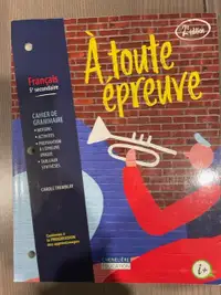 Livre scolaire -5e secondaire (Français)
