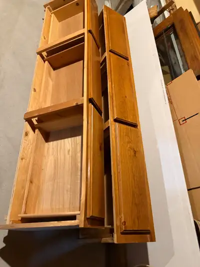 6 Wooden drawers for under a bed., View more