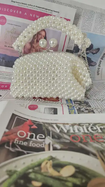 Beaded bag, View more