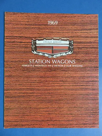 1969 Mercury Station Wagons & Vans Vintage Sales Brochure, View more