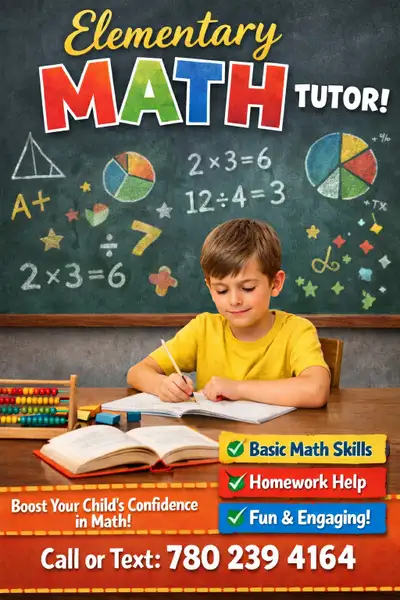 Elementary school math tutor , View more