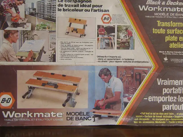 Outil Établi portatif B&D à l'état de neuf. in Tool Storage & Benches in Drummondville - Image 2