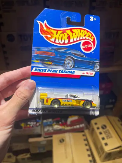 1999 Hot wheels Pikes Peak Toyota Tacoma Pennzoil Yellow, View more