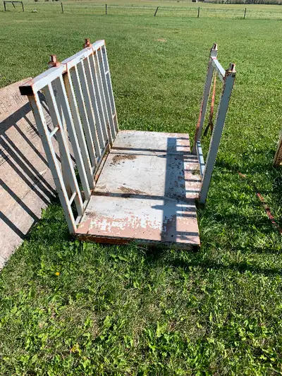 4 Stacking racks primarily used for storing glass 80“ x 41“ 51 inches high Located 10 minutes north...
