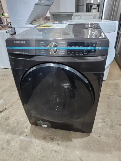 NEWER MODEL Samsung 27" Black Stainless FrontLoad Washer Machine, View more