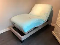 Fully adjustable Ergomotion Twin XL bed