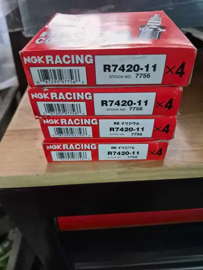 BNIB NGK 7420-11 spark plugs. I have 4 packs of 4 spark plugs. These fit Rotory engines. F3CS (1986-...