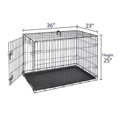 Top Paw Folding Dog Crate