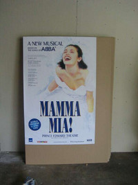 Mamma Mia 1999 Musical 3.5 x 5 Feet BUS SHELTER POSTER ORIGINAL