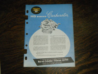 Tillotson HD Series Snowmobile  Carburetor Information Booklet