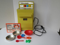 Vintage  Bake-O-Matic Toy Oven with Box: Works