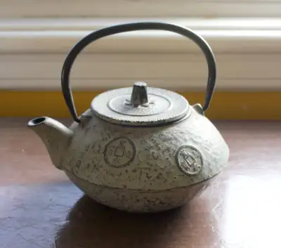 Kan'eitsūhō Premium Japanese Elegant Cast Iron Teapot, View more