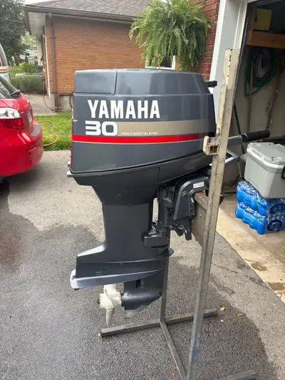 1996 Yamaha 30hp outboard short shaft, tiller with hose and tank. Run good . If the ad is up it’s av...
