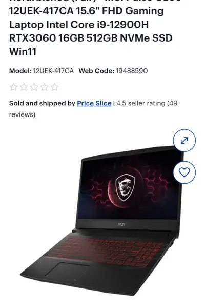 Laptop Gamer MSI Pulse GL66 rtx, View more