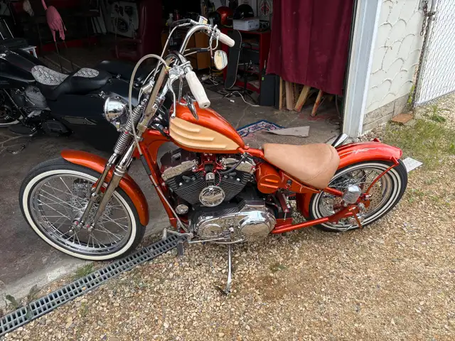 Harley Bobber in Street, Cruisers & Choppers in Red Deer - Image 3