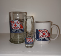 Boston Red Sox 2004 World Series Champions Drinkware Set