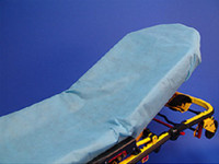 Stretcher Sheet with Poly back, Disposable 42in. x 84in. - 100/C