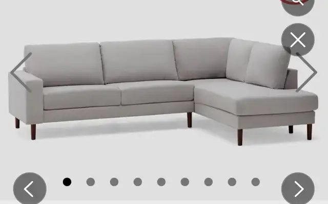 Structube “Campbell” Sectional in Couches & Futons in London - Image 3
