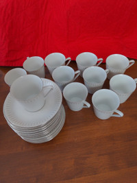 Vintage Dutch cups and saucers Spenzo Plato 