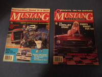 2 VINTAGE BACK ISSUES-MUSTANG ILLUSTRATED MAGAZINE-1987/88-RARE!