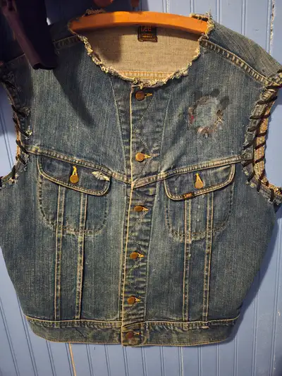 Vintage lee brand vest, View more