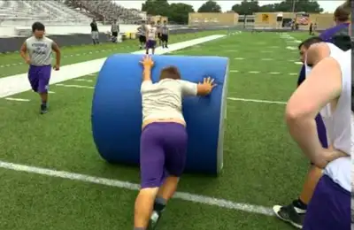 Powerdrive Football Trainer-Loadable Conditioning Drum, View more