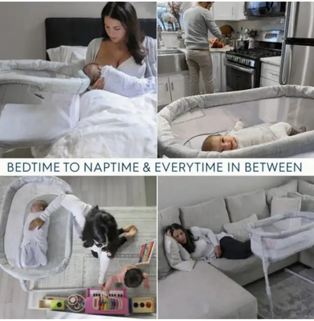 HALO  BassiNest Flex, Adjustable Portable Travel Co Sleep Crib in Cribs in Markham / York Region - Image 5