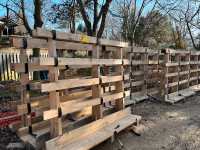 Glass transport racks (wood and steel)