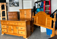 Solid Oak Cottage Bedroom Suite