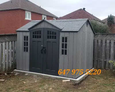 Happy to assist you to assemble your shed and furniture. Costco, Homedepot, Lowes, Rona, Ikea ... et...