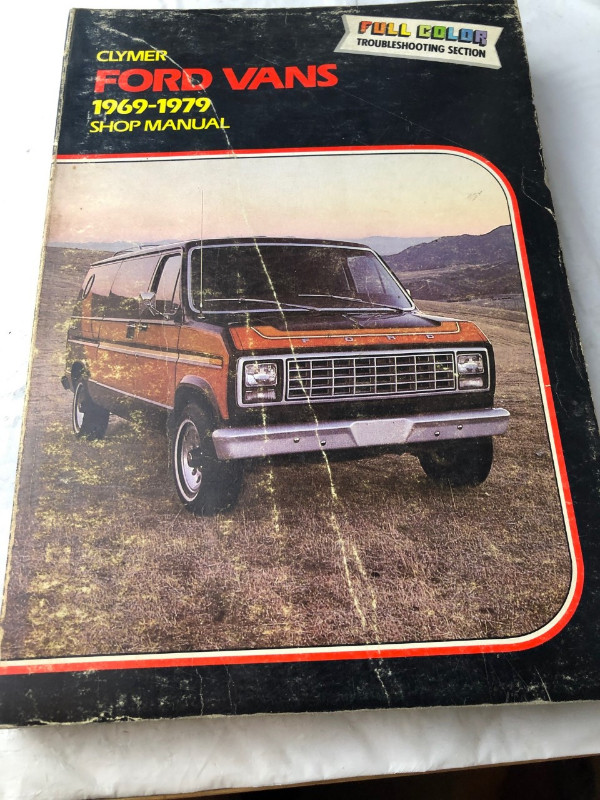 CLYMERS 1969 -79 FORD FULL SIZE VAN REPAIR MANUAL #M0057 in Textbooks in Edmonton