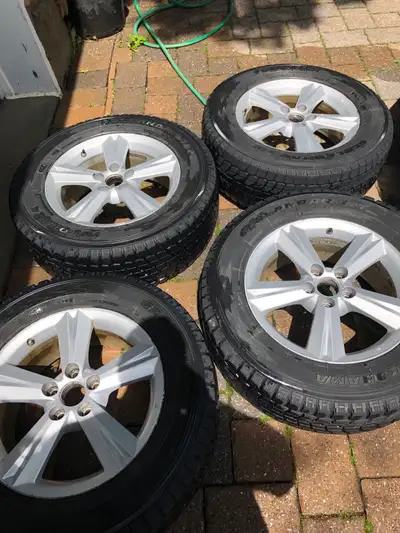 Yokohama geolander I/T 245/65 R17 .these were on a 2003 rav4.but made for a 2012 matrix! If you want...