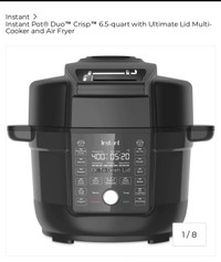 InstaPot Duo Crisp (Multi Cooker + Air Fryer- New - Moving out