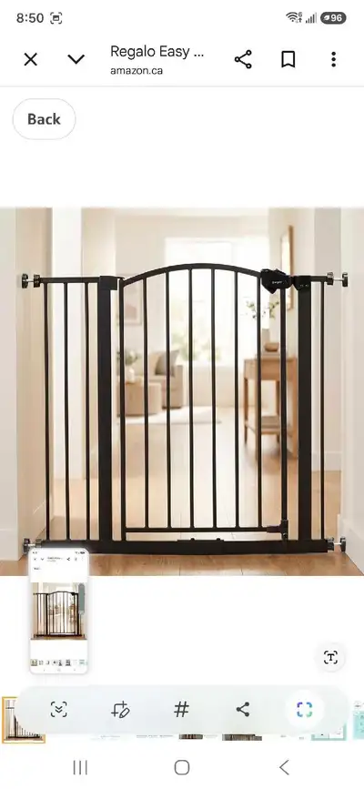 Regalo Easy Step Walk Thru Gate, View more