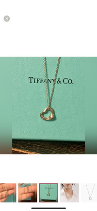 VGUC Tiffany & Co. Elsa Perreti necklace & pendant 