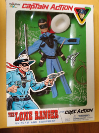 RARE LONE RANGER UNIFORM AND EQUIPMENT FOR CAPTAIN ACTION