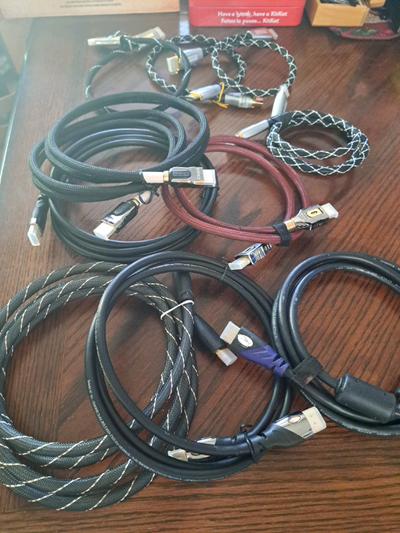 HDMI Cables plus one printer cable, View more